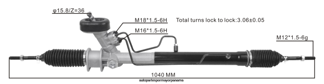 4R0L2683 CHEVROLET cremallera de dirección asistida 96425091 96535298 96535300 96806653 95918422 96468863 96425092 96425093 96535296 - Repuestos De Autos Panama