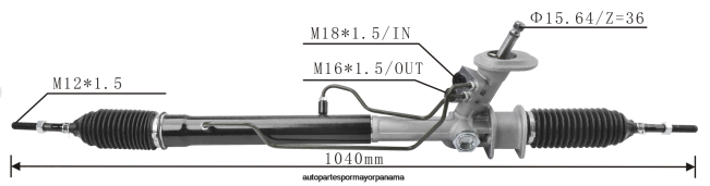 4R0L2710 CHEVROLET cremallera de dirección asistida 96425094 96535302 96535297 - Distribuidora De Repuestos Para Motos Panama