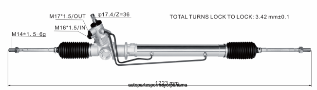 4R0L2811 DAIHATSU cremallera de dirección asistida 44504-87601-000 - Repuestos Motos Panama Zona Libre