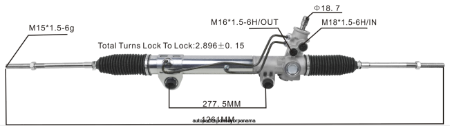 4R0L2782 DODGE/CHRYSLER Cremallera de dirección asistida 52039207ac 52106477ac 52106477af - Mayorista Repuestos De Motos