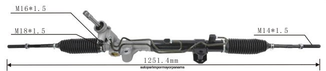 4R0L2784 DODGE/CHRYSLER cremallera de dirección asistida 68140-628ae - Autopartes Panama