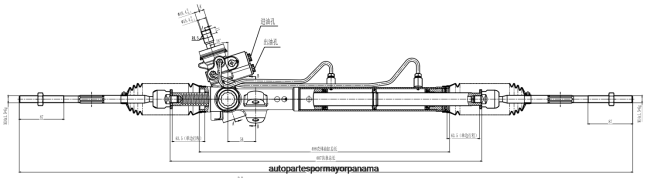 4R0L2786 DODGE/CHRYSLER cremallera de dirección asistida 516127ab - Repuestos De Motos Panama