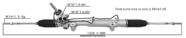 4R0L2789 DODGE/CHRYSLER cremallera de dirección asistida 05151705af - Venta De Repuestos Para Motos Panama