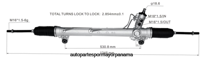 4R0L2790 DODGE/CHRYSLER cremallera de dirección asistida 52089292ae - Distribuidora De Repuestos Para Motos Panama