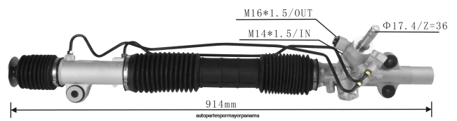 4R0L2534 HONDA Cremallera de dirección asistida 53606-s5a-j01 - Autopartes Panama