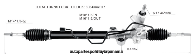 4R0L2535 HONDA cremallera de dirección asistida 53601-snb-t02 - Piezas De Automóviles Online