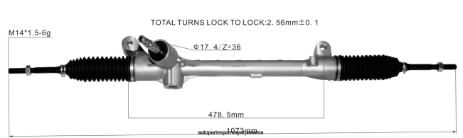 4R0L2849 HONDA Cremallera de dirección asistida 53400-t5r-a01 - Venta De Repuestos Para Motos Panama