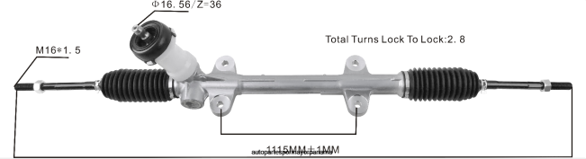 4R0L2722 HYUNDAI/KIA cremallera de dirección asistida 56500-1x500 - Mayorista Repuestos De Motos