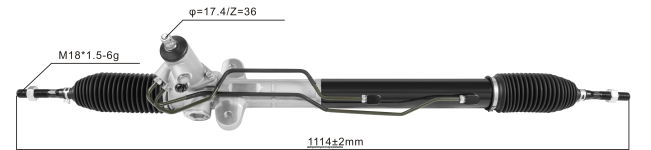 4R0L2726 HYUNDAI/KIA Cremallera de dirección asistida 57700-2b210 57700-0w100 57700-0w000 26-2450 57700-2p100 577001u000 - Repuestos De Motos Panama