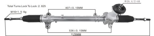 4R0L2728 HYUNDAI/KIA cremallera de dirección asistida 56500-c5001 56500c5000 - Distribuidores De Repuestos De Motos En Panama