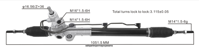 4R0L2739 HYUNDAI/KIA cremallera de dirección asistida 57700-1e100 - Venta De Repuestos Para Motos Panama