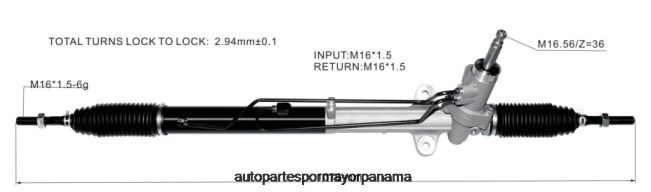 4R0L2744 HYUNDAI/KIA Cremallera de dirección asistida 577002t250 577002t030 577002t130 - Autopartes Panama
