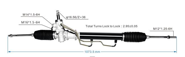 4R0L2773 HYUNDAI/KIA cremallera de dirección asistida 57710-05900 - Repuestos De Autos Panama