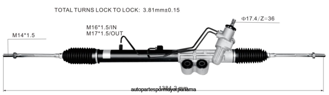 4R0L2608 ISUZU cremallera de dirección asistida 8-97946131-0 - Distribuidores De Repuestos De Motos En Panama