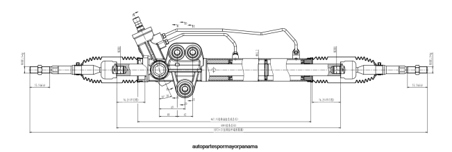 4R0L2613 ISUZU cremallera de dirección asistida 8-97239781-2 - Repuestos De Autos Panama