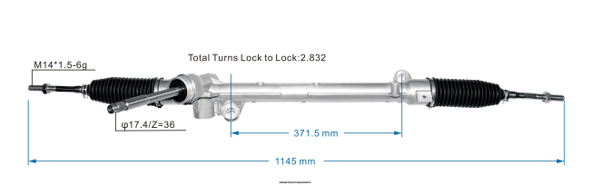 4R0L2640 MAZDA Cremallera de dirección asistida belg-32-110a bcka-32-110a/b - Distribuidora De Repuestos Para Motos Panama