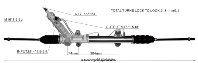 4R0L2431 MERCEDES-BENZ/BMW cremallera de dirección asistida 9044600300 - Repuestos Motos Panama Zona Libre