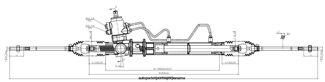 4R0L2551 MITSUBISHI cremallera de dirección asistida mb911897 - Repuestos Motos Panama Zona Libre