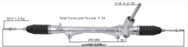 4R0L2556 MITSUBISHI cremallera de dirección asistida 4410a770 - Repuestos De Motos Panama