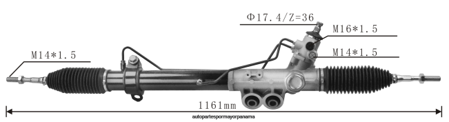 4R0L2566 NISSAN cremallera de dirección asistida 49001-4kd0a 49001-4kd1a - Repuestos De Motos Panama