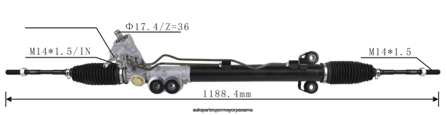 4R0L2573 NISSAN cremallera de dirección asistida 49001-cg101 - Repuestos De Autos Panama