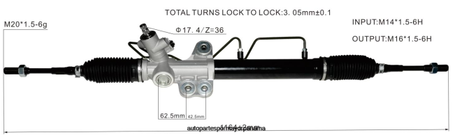 4R0L2592 NISSAN cremallera de dirección asistida 49200-3xa0a - Mayorista Repuestos De Motos