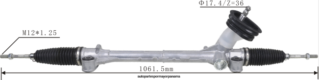 4R0L2593 NISSAN cremallera de dirección asistida 48001-1hj0a - Repuestos De Autos Panama