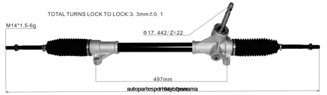 4R0L2836 WULING cremallera de dirección asistida 23641782 - Repuestos De Motos Panama