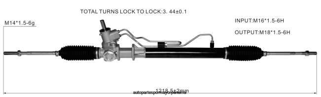 4R0L2804 RENAULT cremallera de dirección asistida 7700433725 - Autopartes Panama