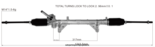 4R0L2808 RENAULT cremallera de dirección asistida 8200124407 8200565645 8200595934 8200124408 - Distribuidores De Repuestos De Motos En Panama