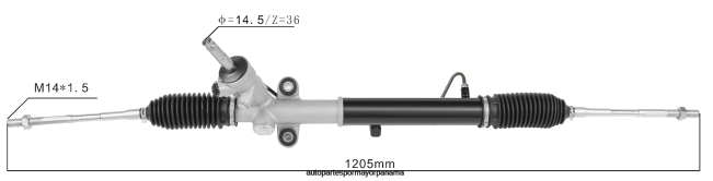 4R0L2817 SUBARU cremallera de dirección asistida 34110-ag010 - Venta De Repuestos De Motos En Panama