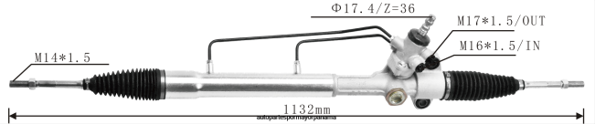 4R0L2451 TOYOTA cremallera de dirección asistida 44250-bz050 - Repuestos Motos Panama Zona Libre