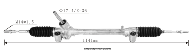 4R0L2453 TOYOTA cremallera de dirección asistida 45510-0d490 45510-0d340 45510-0d430 45510-1d580 45510-0d570 - Repuestos De Autos Panama