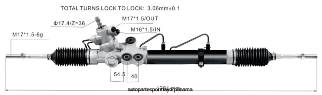 4R0L2482 TOYOTA cremallera de dirección asistida 44250-26220 - Mayorista Repuestos De Motos
