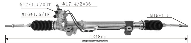 4R0L2488 TOYOTA cremallera de dirección asistida 44200-35050 - Distribuidores De Repuestos De Motos En Panama
