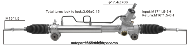 4R0L2495 TOYOTA cremallera de dirección asistida 44250-06190 - Piezas De Automóviles Online