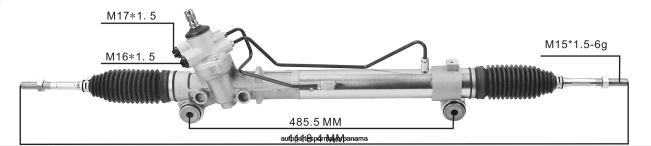 4R0L2496 TOYOTA cremallera de dirección asistida 44200-58010 44200-58011 44200-58012 - Repuestos De Motos Panama