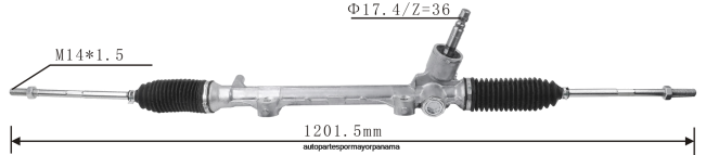 4R0L2503 TOYOTA cremallera de dirección asistida 45510-bz170 45510-bz230 - Repuestos De Autos Panama