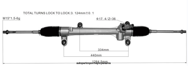 4R0L2512 TOYOTA cremallera de dirección asistida 45510-28131 - Mayorista Repuestos De Motos