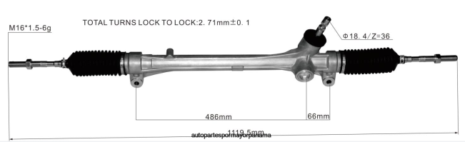 4R0L2520 TOYOTA cremallera de dirección asistida 45510-48070 - Distribuidora De Repuestos Para Motos Panama