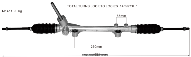 4R0L2678 FORD cremallera de dirección asistida j7bc-3a500-jb 3l547-b562aa 1908702 - Distribuidores De Repuestos De Motos En Panama