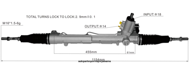 4R0L2418 VOLKSWAGEN cremallera de dirección asistida 8rd422065 8r1422065g 8rd422065a - Distribuidores De Repuestos De Motos En Panama