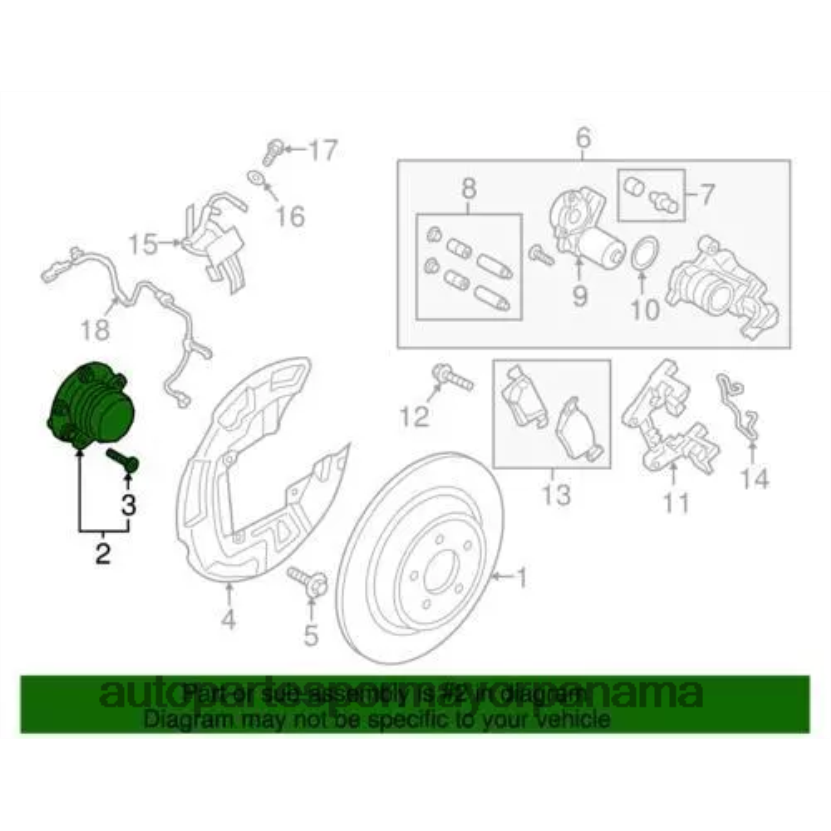 e1gz-1104-b - cubo de rueda 828L0D5 - Piezas De Automóviles Online